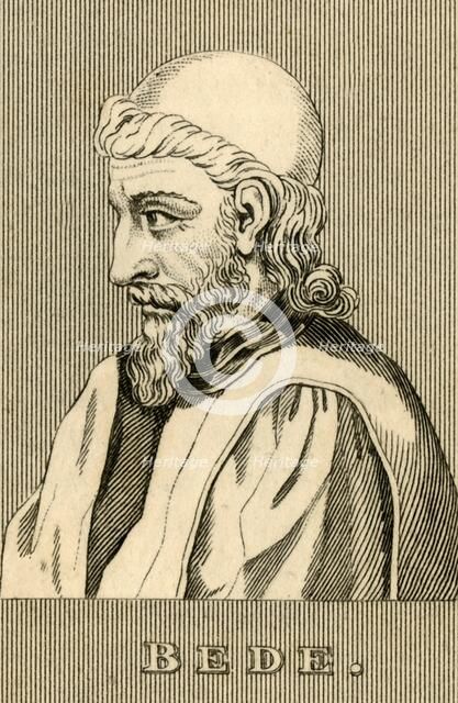 'Bede', (672-735), 1830. Creator: Unknown.
