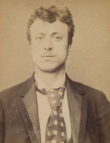 Bedei. Hercule. 21 ans, né à Sorli (Italie). Tailleur d'habits. Anarchiste. 1/3/94., 1894. Creator: Alphonse Bertillon