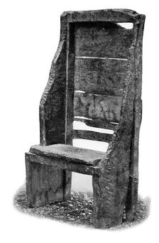 Bede's chair, Jarrow, (c1920)