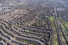 Bedford Park, considered a prototype for later garden suburbs and cities, London, 2018. Creator: Historic England Staff Photographer