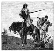 Bedouins at prayer, c1890