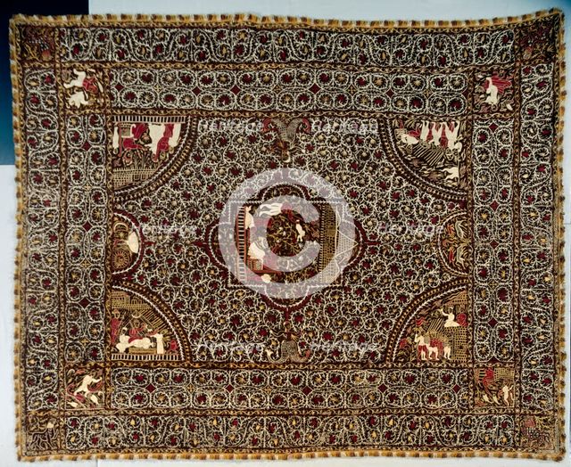 Bedspread, 1600s - 1700s. Creator: Unknown.