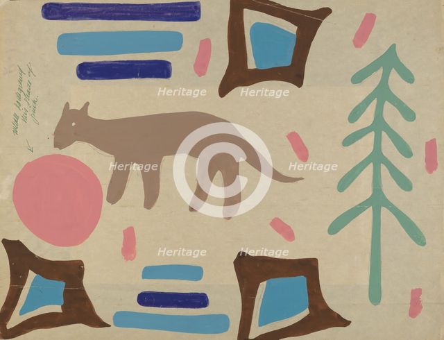 Bedspread, 1935/1942. Creator: Majel G. Claflin.