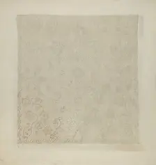 Bedspread, 1935/1942. Creator: Unknown