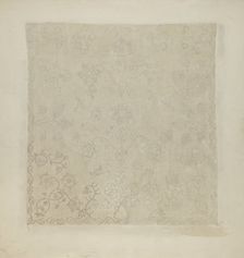 Bedspread, 1935/1942. Creator: Unknown