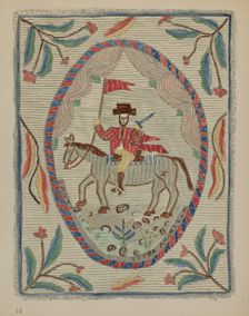 Bedspread, 1935/1942. Creator: Unknown