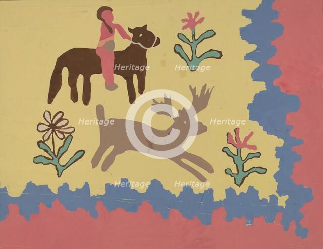 Bedspread, 1935/1942. Creator: Majel G. Claflin.