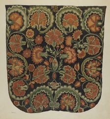 Bedspread, c. 1940. Creator: Charlotte Winter