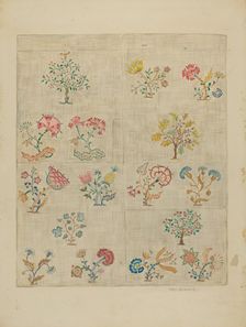 Bedspread, c. 1936. Creator: Mary Berner