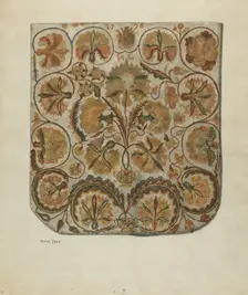 Bedspread, c. 1936. Creator: Michael Trekur