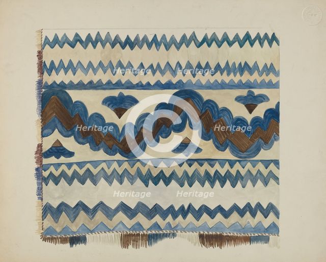 Bedspread, c. 1936. Creator: E. Boyd.