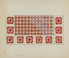 Bedspread, c. 1936. Creator: Irene Schaefer