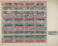 Bedspread, c. 1937. Creator: Marjery Parish
