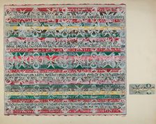 Bedspread, c. 1937. Creator: Marjery Parish