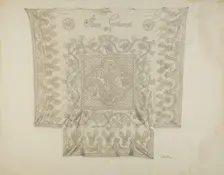 Bedspread, c. 1938. Creator: Charlotte Winter