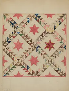 Bedspread, c. 1939. Creator: Henry Granet
