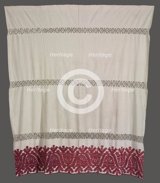 Bedspread, late 1800s. Creator: Unknown.