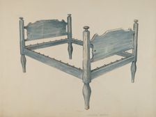 Bedstead, 1935/1942. Creator: Robert Gilson