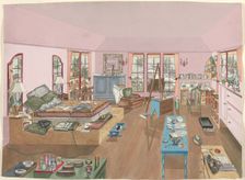 Bedroom, 1940, 1935/1942. Creator: Perkins Harnly
