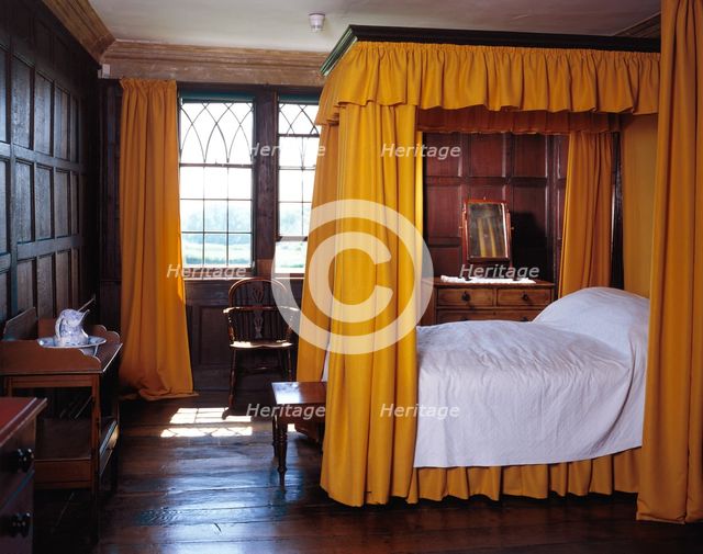 Bedroom, Boscobel House, Shropshire, 1989. Artist: Unknown