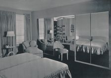 Bedroom designed by James F. Eppenstein, Chicago 1942