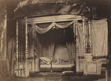 Bedroom display in the Paris Universal Exposition of 1855, 1855. Creator: Jacques Antoine Moulin