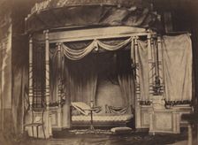 Bedroom display in the Paris Universal Exposition of 1855, 1855. Creator: Jacques Antoine Moulin