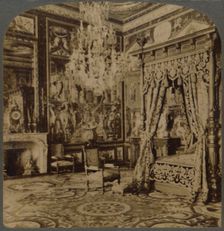Bedroom of Catherine de Medicis, Palace of Fontainebleau, France 1901. Creator: Underwood & Underwood