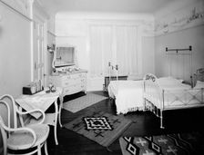 Bedroom, residence of Mr. Fair, 40 Putnam Avenue, Detroit, Mich., between 1905 and 1915. Creator: Unknown