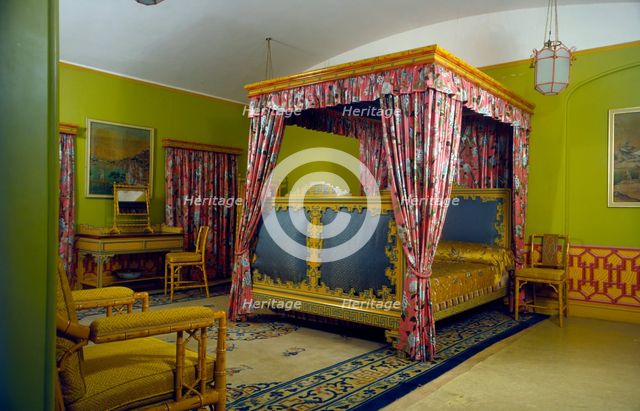 Bedroom, Royal Pavilion, Brighton, East Sussex, 1960s. Artist: Eric de Maré