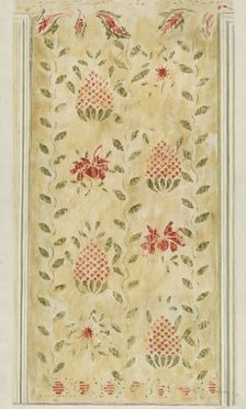 Bedroom Stencil, 1935/1942. Creator: Mildred E Bent