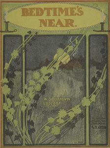 Bedtime's near 1900. Creator: R.S. Ament