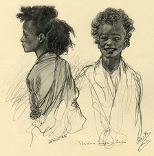 Beduine Jungen in Assuan 1898. (pg 30) Creator: Christian Wilhelm Allers