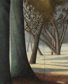 Beech Trunks, 1945. Creator: Spilliaert, Léon (1881-1946)