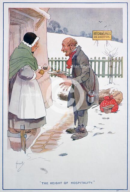 Beecham's Pills advertisement, 1913. Artist: Unknown