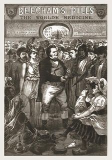 Beecham's Pills, The world's Medicine 1886. Creator: Unknown