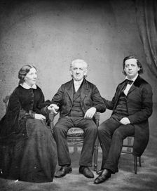 Beecher (family group), between 1855 and 1865. Creator: Unknown