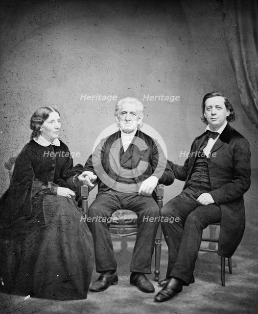 Beecher (family group), between 1855 and 1865. Creator: Unknown.