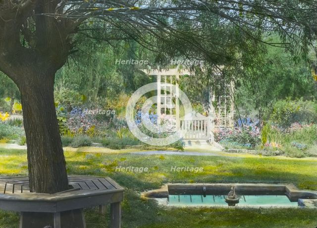 "Beechgate," Robert Carmer Hill house, Woodland Avenue, Englewood, New Jersey, 1918. Creator: Frances Benjamin Johnston.