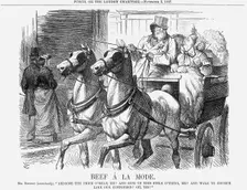 Beef à La Mode 1867. Creator: John Tenniel