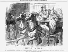 Beef à La Mode 1867. Creator: John Tenniel