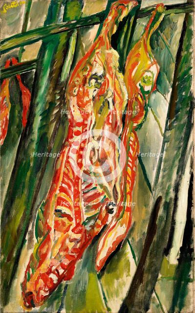 Beef carcass, c. 1920. Creator: Soutine, Chaim (1893-1943).
