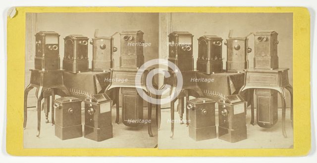 Beekers' Revolving Stereoscopes, 1875/99. Creator: Unknown.