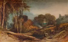 Beeston Castle, Cheshire c1839, (1938). Artist: JMW Turner