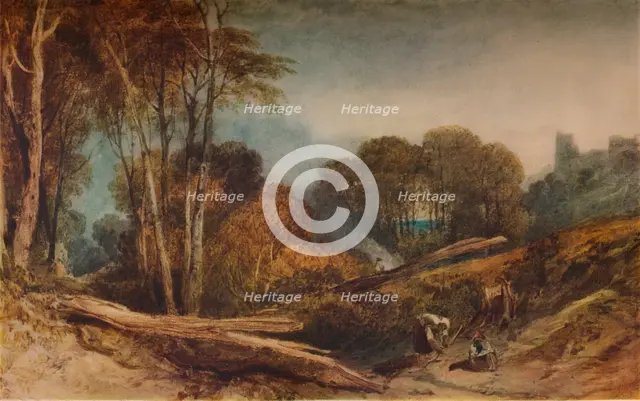 Beeston Castle, Cheshire', c1839, (1938). Artist: JMW Turner.