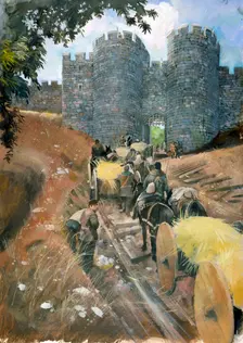 Beeston Castle, c13th century, (c1990-2010). Artist: Ivan Lapper