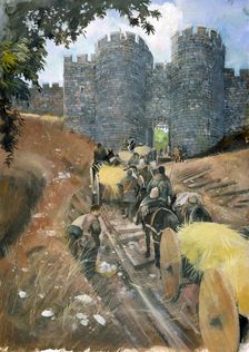 Beeston Castle, c13th century, (c1990-2010). Artist: Ivan Lapper