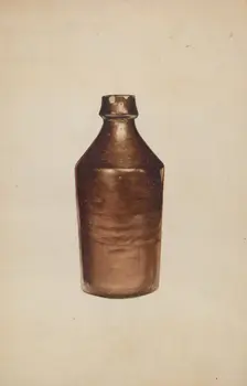 Beer Bottle, c. 1938. Creator: Arthur Stewart