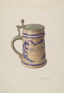 Beer Mug, c. 1939. Creator: Carl Buergerniss