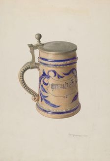 Beer Mug, c. 1939. Creator: Carl Buergerniss